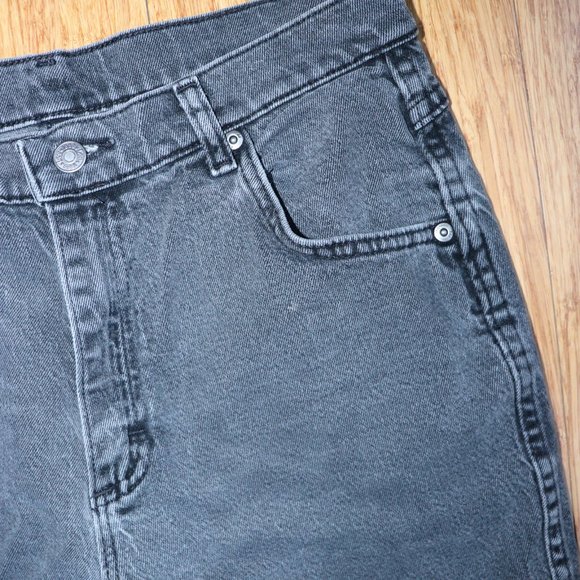 Vintage Y2K Lee relaxed fit gray jeans size 12M - Picture 2 of 7